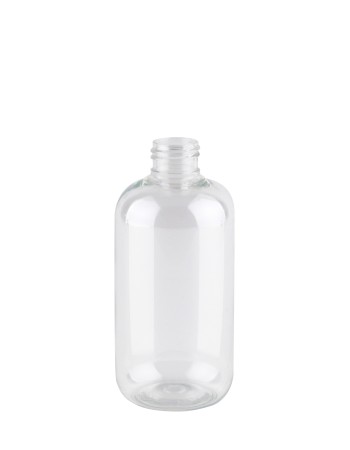 Φιάλη πλαστική pet διάφανη Boston Round 200ml 24