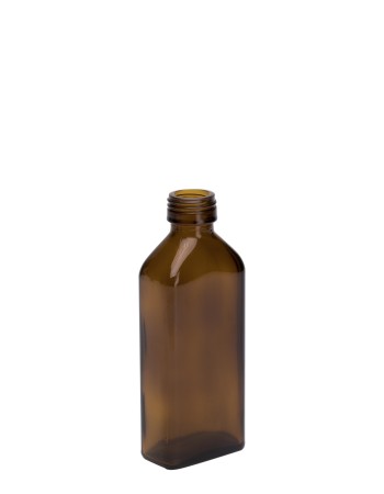 Φιάλη γυάλινη καραμελέ RETTANGOLARE 100ml PP24