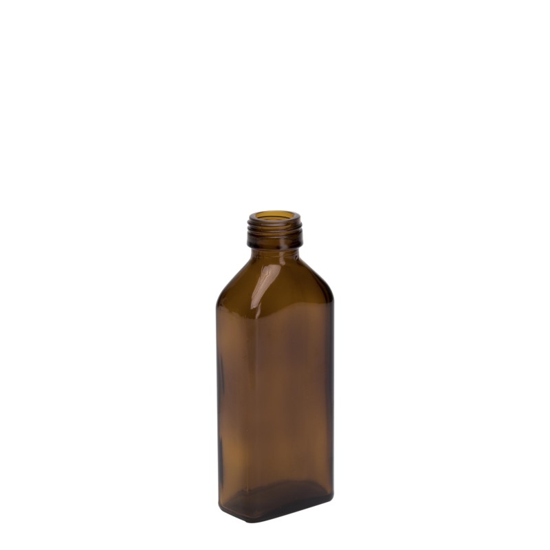Φιάλη γυάλινη καραμελέ RETTANGOLARE 100ml PP24