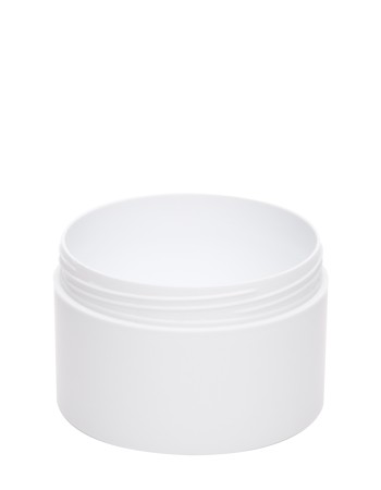 Βάζο πλαστικό ΛΕΥΚΟ FLAT 75ml complete