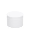 Βάζο πλαστικό ΛΕΥΚΟ FLAT 75ml complete