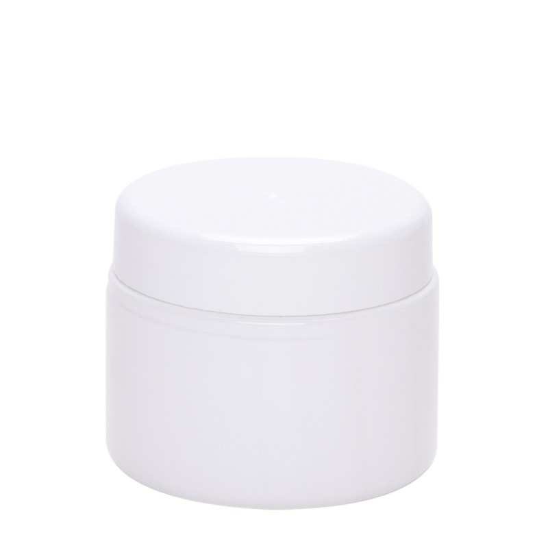 Βάζο πλαστικό petg λευκό CYLINDER 100ml