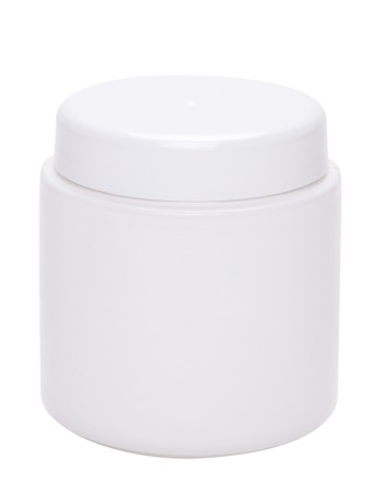 Βάζο πλαστικό petg λευκό CYLINDER 200ml
