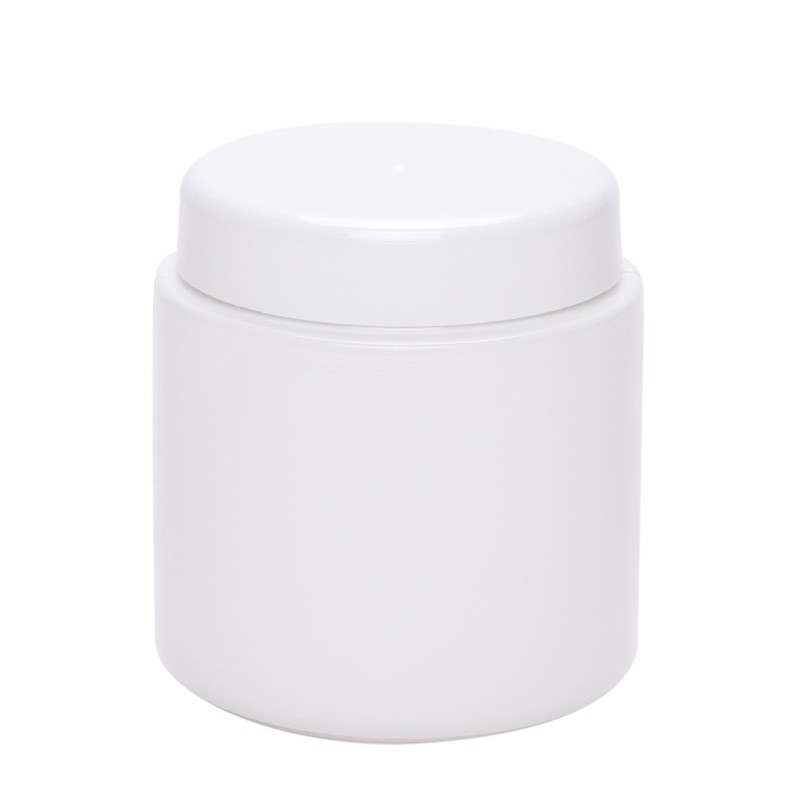 Βάζο πλαστικό petg λευκό CYLINDER 200ml