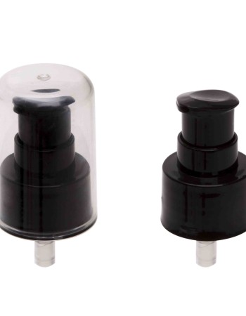 Dispenser 24 C07 Μαύρο  με διάφανο Overcap