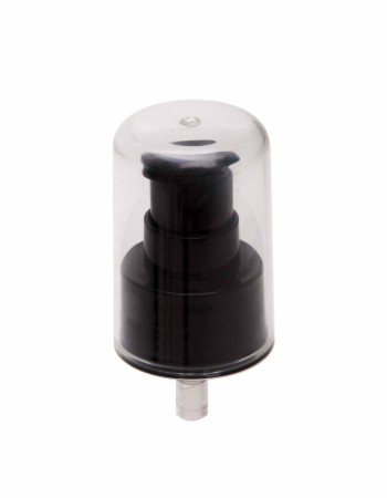 Dispenser 24 C07 Μαύρο  με διάφανο Overcap