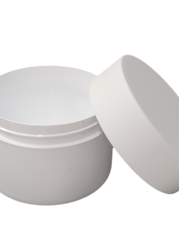Βάζο ATLAS πλαστικό (PP) ΛΕΥΚΟ ΜΑΤ 250ml D89 complete